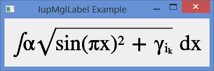 IupMglLabel